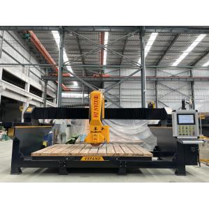 China 4 Axis CNC Bridge Saw Cutter Machine for Cutting Milling Drilling Processing Stone Granite Marble Quartz Kitchen Countertop Slab Tile Sink Cutout wholesale