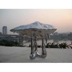 Stainless steel sculpture with mirror finish, polish metal sculpture,china stainless steel sculpture supplier