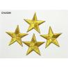 China Mini Garment Embroidery Patches Gold Stars Iron On Children'S Clothing wholesale