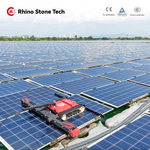 China Robot de limpieza de paneles solares con cepillo rodante, suministro eléctrico multifunción semiautomático y asequible, con batería de litio wholesale