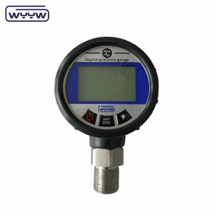 0.1% 0.2% High Precision Digital Pressure Gauge Stainless Steel With Rubber Cover