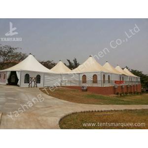 China 10 x 10 German Style High Peak Tents , wedding decoration tent Aluminum Alloy Profile supplier