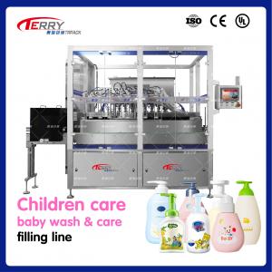China CE Volumetric Bottle Dishwashing Liquid Filling Machine For Baby Cleanser supplier