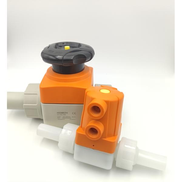 Industrial UPVC Diaphragm Valve Plastic Linear Control Valve