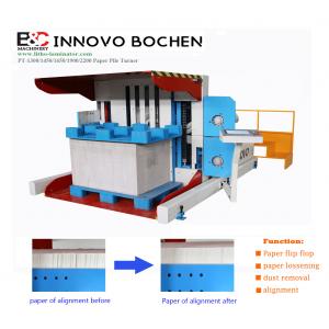 Automatic Paper Pile Aligning Turner And Stacking Machine Dust Removing