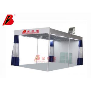 China Auto Body Prep Station without Metal basement Black Side Exhaust Sanding Room supplier