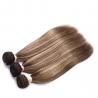 China Pre-Colored Brazilian Remy Human Hair Weave Straight Color #P4/27 Piano Color Chocolate Brown wholesale