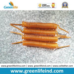 China Ressort en acier Lanyard Tether Part de fil de corde de l'orange 5.5MM aucune garnitures d'extrémité supplier