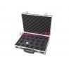 China Black Aluminum Pool Cue Cases , Aluminium Snooker Cue Cases Foam Lining wholesale