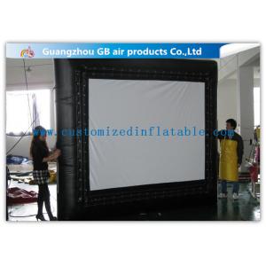 China Customized Inflatable Backyard Movie Screen 3 * 3m For Outdoor Events supplier