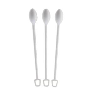 Reusable Disposable Plastic Table Spoon For Honey Ice Cream Soup Coffee