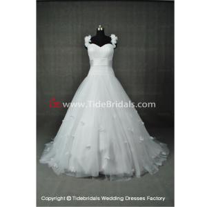 NEW!! White ball gown wedding dress Sweetheart shoulders bridal gown #DE529