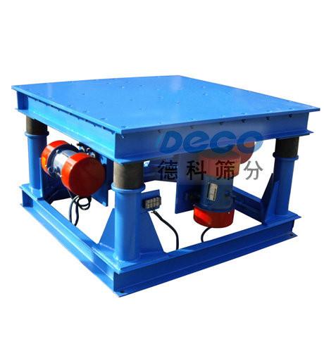 Cement Molds Vibrator Equipment / Compaction Vibrating Tables In Blue Color