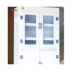China Fireproof Polypropylene Safety Cabinet , Chemical Resistant Lab Storage Cabinet supplier