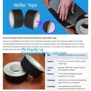 Black Pro Gaff Matte Cloth Gaffers Tape For Entertainment Industry,Air Condit Duct Tape Gaffer Tape,Gaffer Tape Measurin