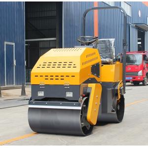 China Highly 1.5-2 Ton Small Double Drum Road Roller Compactor with Hydraulic Vibration Mode supplier