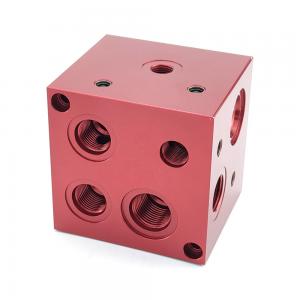 China RoHs Certified Precision CNC Milled Manifold Block for Customized Hydraulic Equipment supplier