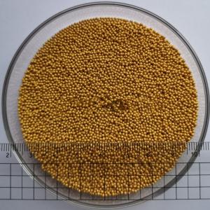 China Round Spheres Gold Pearlet Cosmetics Raw Materials Odorless supplier