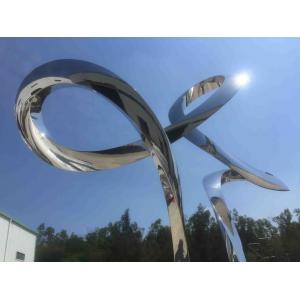 China Garden Outdoor Metal Sculpture Metal Abstract Style For Square Decoration supplier