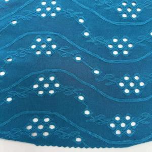 Customized Sports Jersey Fabric Jacquard Knitting Material F02-010