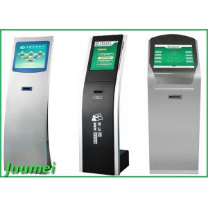 China Touch Queue Management System Information Kiosk Systems/Single Button Queue Ticket Machine supplier