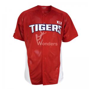 China Men’S Contrast Color Short Sleeve Plus Size Baseball T-Shirt supplier