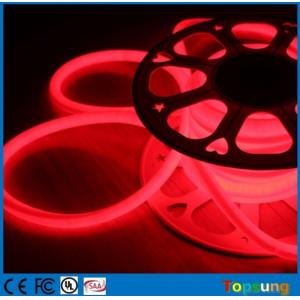 China 220v 360 degree red emitting led neon round flex tube D16mm 120LEDs/m supplier