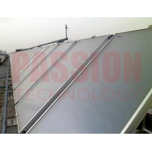 8000L Resort Solar Water Heating Solution Blue Titanium Flat Plate Solar Collector