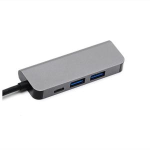 China PD Charging Notebook Computer CE ROHS 4 In 1 USB C Hub supplier