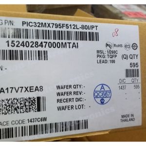 China PIC32MX795F512L-80IPT MCU Microchips 32 Bit Microcontroller Ic wholesale