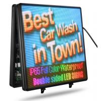China Double Sides LED Window Display Signs P3 RGB High Resolution Video Wall on sale