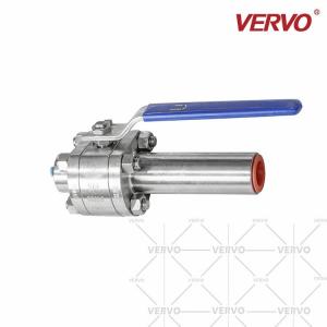 China DN20 3 Piece 2&quot; 3&quot; 4&quot; Threaded Stainless Steel Ball Valve 316 Ss 200mm Nipple wholesale