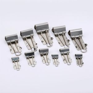 China 270mm Rivet Hole Distance Metal Ring Binder Clips for Office Supplies in Various Sizes wholesale