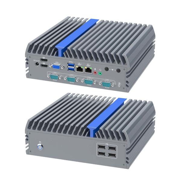 China インテル I5-12500T PC インダストリアル 扇風機なし インダストリアル PC ボックス 2 RS232 コム supplier