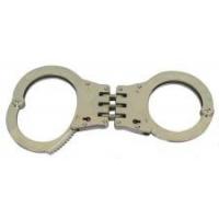 China Self Defense Anti Riot Police Equipment Carbon Steel NIJ Real Police Handcuffs on sale