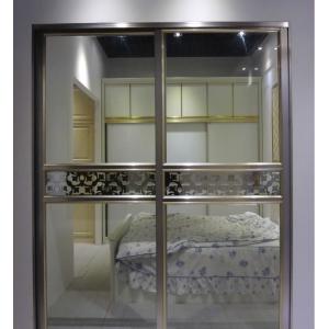 Modern Design Aluminium Frame Glass Door Soundproof Commercial Sliding Doors