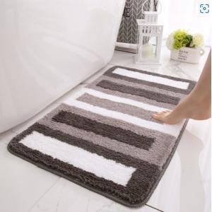 Flocking Carpet Floor Mat Household Bathroom Bath Absorbent Foot Mat Bathroom Non Slip