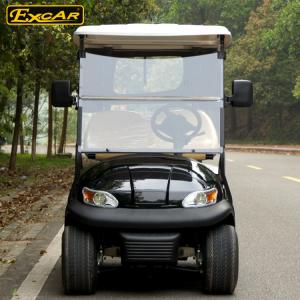 China Most Popular 2 Seats Electric Golf Carts With Cloak , 100 Waterproof Accelerator supplier