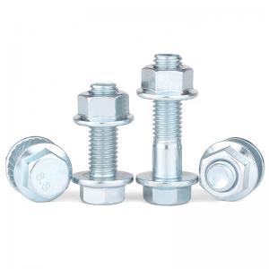 U10mm M20 10.9 Din 6921 Zinc Plating Hex Flange Bolt Stainless Steel Fasteners