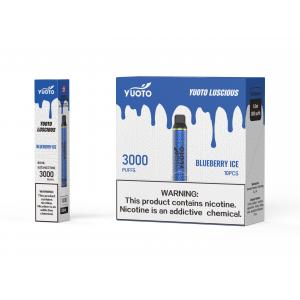 China CE RoHS Yuoto Luscious Disposable Vapes 3000puffs 5% 2% 0% Nicotine supplier