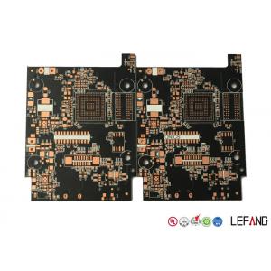 China ENIG Automotive Soldering Printed Circuit Boards With Matt Black Solder Mask supplier