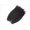 Afro Kinky Curly Hair Extensions Weft For Indian Human Hair No Tangle