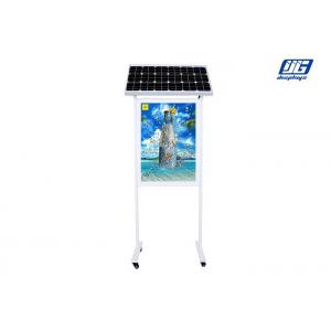 Double Side Adjustable Solar Panel LED Light Box Stand Energy Saving