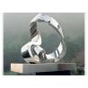 China Abstract Heart Shaped Outdoor Metal Sculpture Modern OEM / ODM Available wholesale