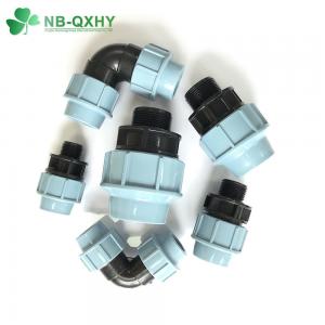 China Universal Structure Pn16 PP Coupling HDPE Fitting Compression Fitting with 1/2 to 4 Size supplier