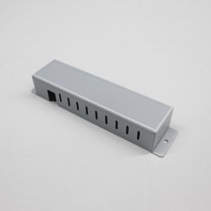 China Galvanized S0013 Metal Sheet Enclosure , Screen Silk Extruded Aluminum Led Housing supplier