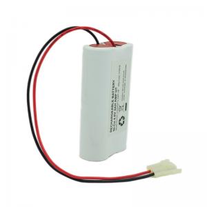 China Side By Side Emergency Exit Light Batteries Pack 4.8 Volt D40000mAh NiCd supplier
