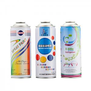 Custom Aluminium Spray Can Metal Empty Refillable Aerosol 300ml 400ml Spray Can