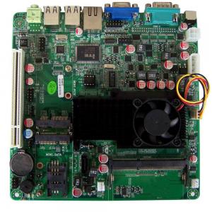 Half Height Intel ATOM D525 HL-D525H-DC IN-LF Mainboard with 12V DC Input on Board 