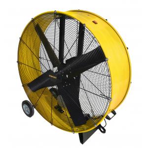 Powerful 120v Voltage Industrial Floor Fan Rolling Drum Fan 60hz Frequency